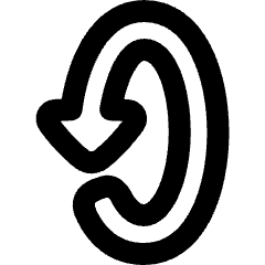 Triangle Arrow Rotate Vertical Left 2 Icon from Plump Remix Set