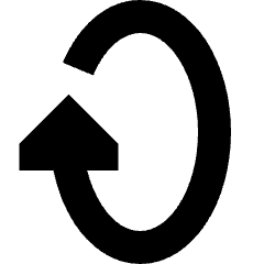Triangle Arrow Rotate Vertical Right 1 Icon from Sharp Solid Set