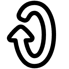 Triangle Arrow Rotate Vertical Right 1 Icon from Plump Line Set