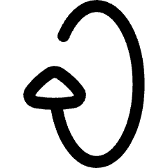 Triangle Arrow Rotate Vertical Right 1 Icon from Flex Line Set