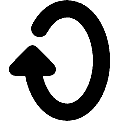 Triangle Arrow Rotate Vertical Right 1 Icon from Core Solid Set