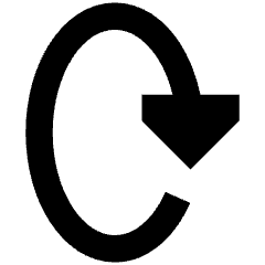 Triangle Arrow Rotate Vertical Right 2 Icon from Sharp Remix Set