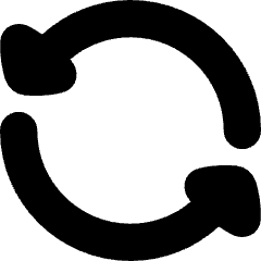 Triangle Arrow Synchronize 1 Icon from Flex Solid Set