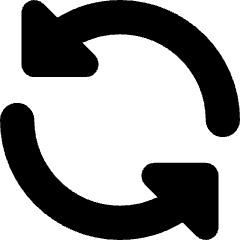 Triangle Arrow Synchronize 1 Icon from Core Solid Set