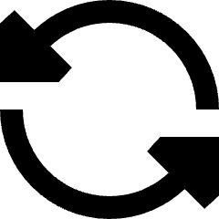 Triangle Arrow Synchronize 1 Icon from Sharp Remix Set