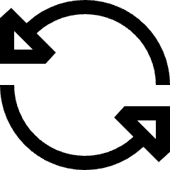 Triangle Arrow Synchronize 1 Icon from Sharp Line Set