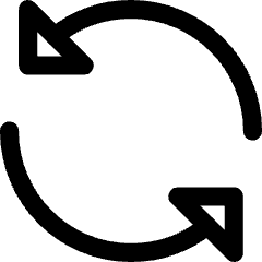 Triangle Arrow Synchronize 1 Icon from Core Line Set