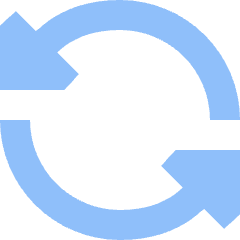 Triangle Arrow Synchronize 1 Icon from Sharp Flat Set