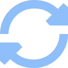 Triangle Arrow Synchronize 2 Icon from Sharp Flat Set