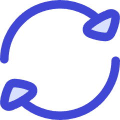 Triangle Arrow Synchronize 2 Icon from Flex Duo Set