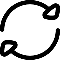 Triangle Arrow Synchronize 2 Icon from Flex Line Set