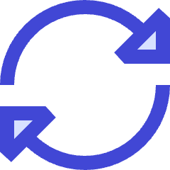 Triangle Arrow Synchronize 2 Icon from Sharp Duo Set