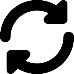 Triangle Arrow Synchronize 2 Icon from Core Solid Set