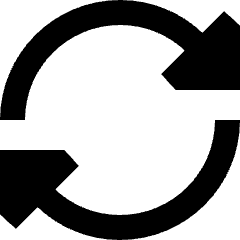Triangle Arrow Synchronize 2 Icon from Sharp Remix Set