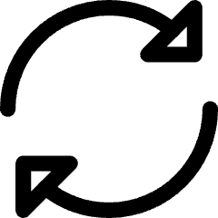 Triangle Arrow Synchronize 2 Icon from Core Line Set