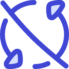 Triangle Arrow Synchronize Disable Icon from Flex Duo Set