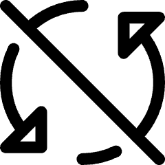 Triangle Arrow Synchronize Disable Icon from Core Line Set