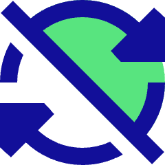 Triangle Arrow Synchronize Disable Icon from Sharp Pop Set