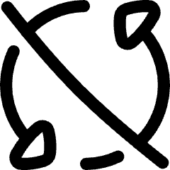 Triangle Arrow Synchronize Disable Icon from Flex Line Set