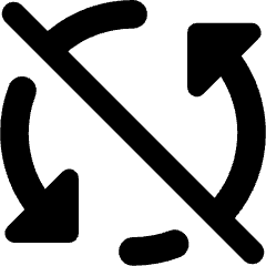 Triangle Arrow Synchronize Disable Icon from Core Remix Set