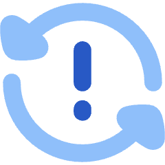 Triangle Arrow Synchronize Warning Icon from Flex Flat Set