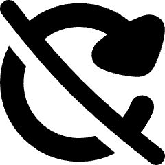 Triangle Arrow Update Disable Icon from Flex Solid Set