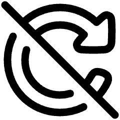 Triangle Arrow Update Disable Icon from Plump Line Set