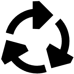 Triangle Arrows Cycle Icon from Sharp Remix Set