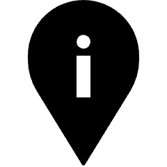Map Pin Information Icon from Nova Solid Set