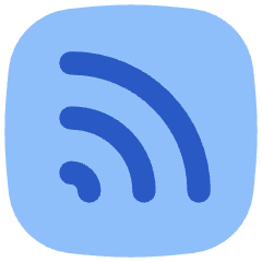 Rss Square Icon from Flex Flat Set