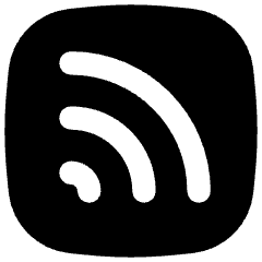 Rss Square Icon from Flex Solid Set