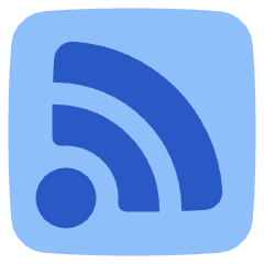 Rss Square Icon from Plump Flat Set