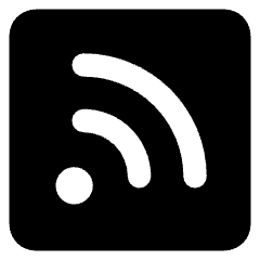 Rss Square Icon from Core Solid Set