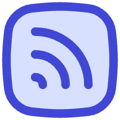 Rss Square Icon from Flex Duo Set