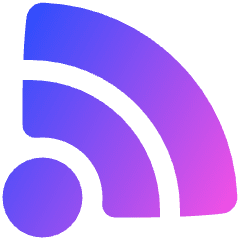 Rss Symbol Icon from Plump Gradient Set