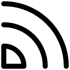 Rss Symbol Icon from Flex Line Set