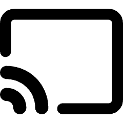 Screen Broadcast Icon from Core Remix Set