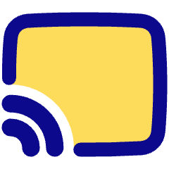 Screen Broadcast Icon from Plump Pop Set