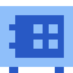 Safe Vault 2 Icon from Sharp Flat Set