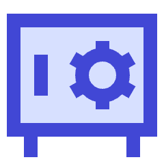 Safe Vault Icon from Sharp Duo Set