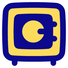 Safe Vault Icon from Plump Pop Set