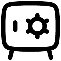 Safe Vault Icon from Flex Line Set