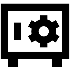 Safe Vault Icon from Sharp Remix Set
