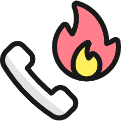 Safety Call Firefighters 1 Icon from Ultimate Colors Set