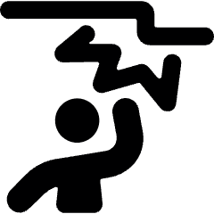 Safety Danger Electricity Icon from Ultimate Bold Set