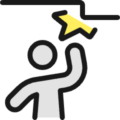 Safety Danger Electricity Icon from Ultimate Colors Set