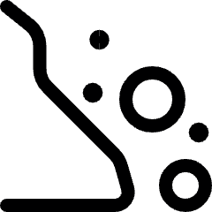 Safety Danger Mudslide Icon from Ultimate Regular Set