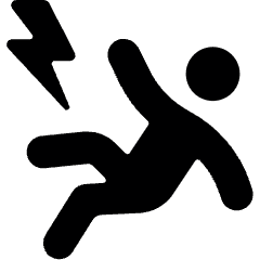 Safety Electricity Danger Icon from Ultimate Bold Set