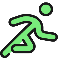 Safety Exit Right Icon from Ultimate Colors Set