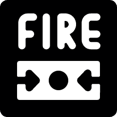 Safety Fire Icon from Ultimate Bold Set